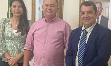 Prefeitos Dr. Hilton e Fernanda Gonçalo discutem sobre a ZPE e demais assuntos com Governador Carlos Brandão