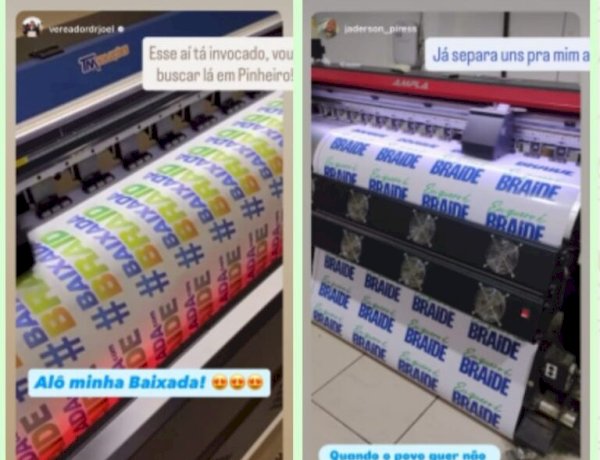 Aliados de Braide publicam vídeos com produção de material de campanha…