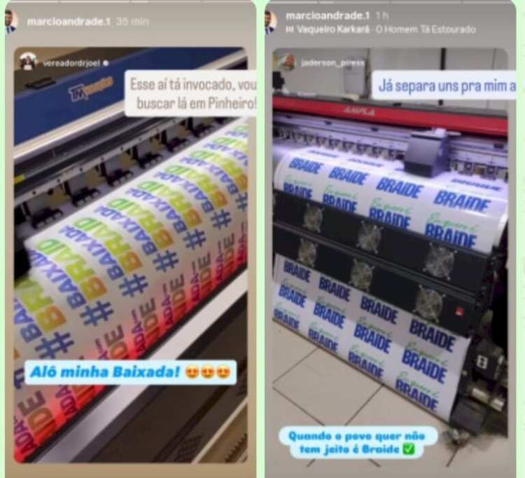 Aliados de Braide publicam vídeos com produção de material de campanha…